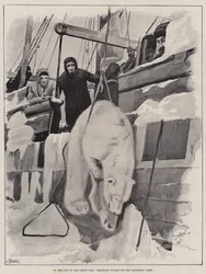 Op weg naar de Noordpool, kerstdiner voor de expeditieploeg